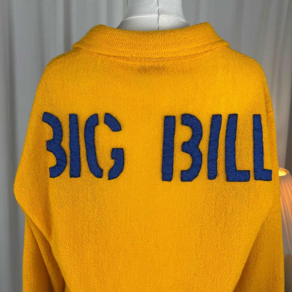 Vintage 1970s Jantzen Varsity Big Bill Alpaca & Mohair Cardigan - Picture 4 of 12